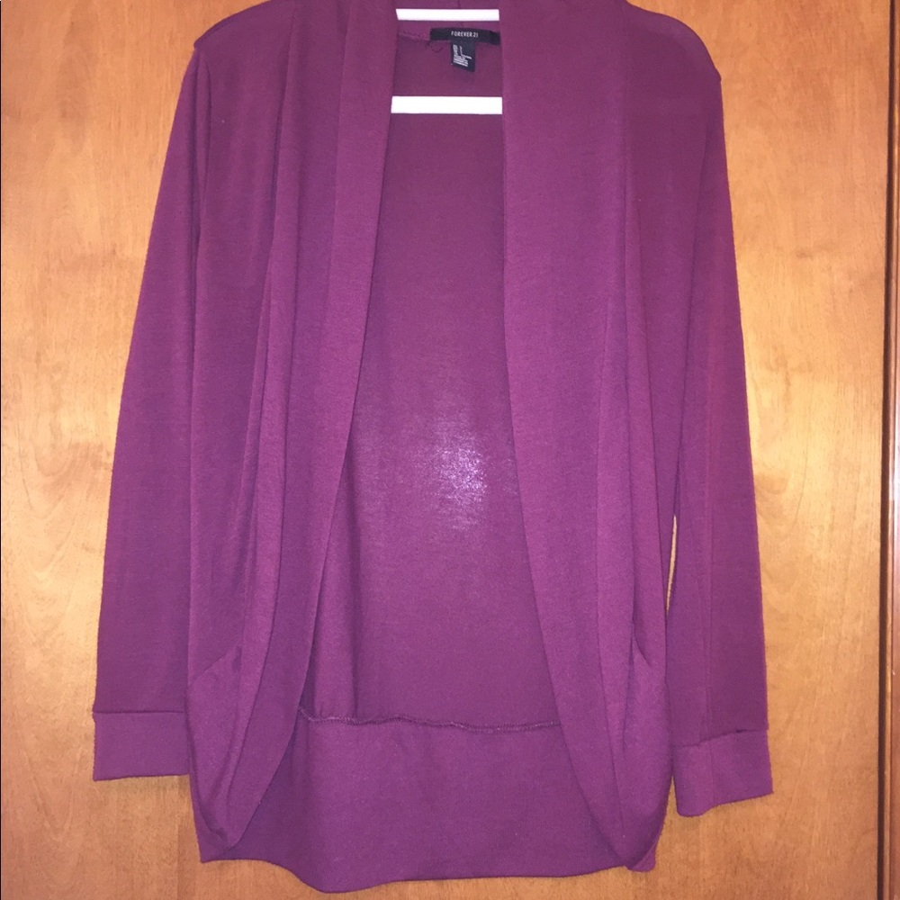 Maroon Cardigan